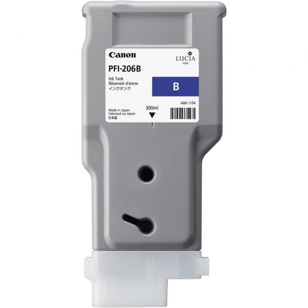 CanonPFI 206 300ml B Blue Cartridge Part Number: 5311B001AA