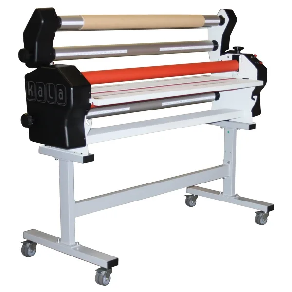 kala starter laminator 108 front side view on stand