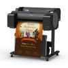 Canon imagePROGRAF GP-200 Printing halloween poster in orange with haunted house