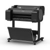 Canon imagePROGRAF GP-200 Side view angle with catch bin setup and configured