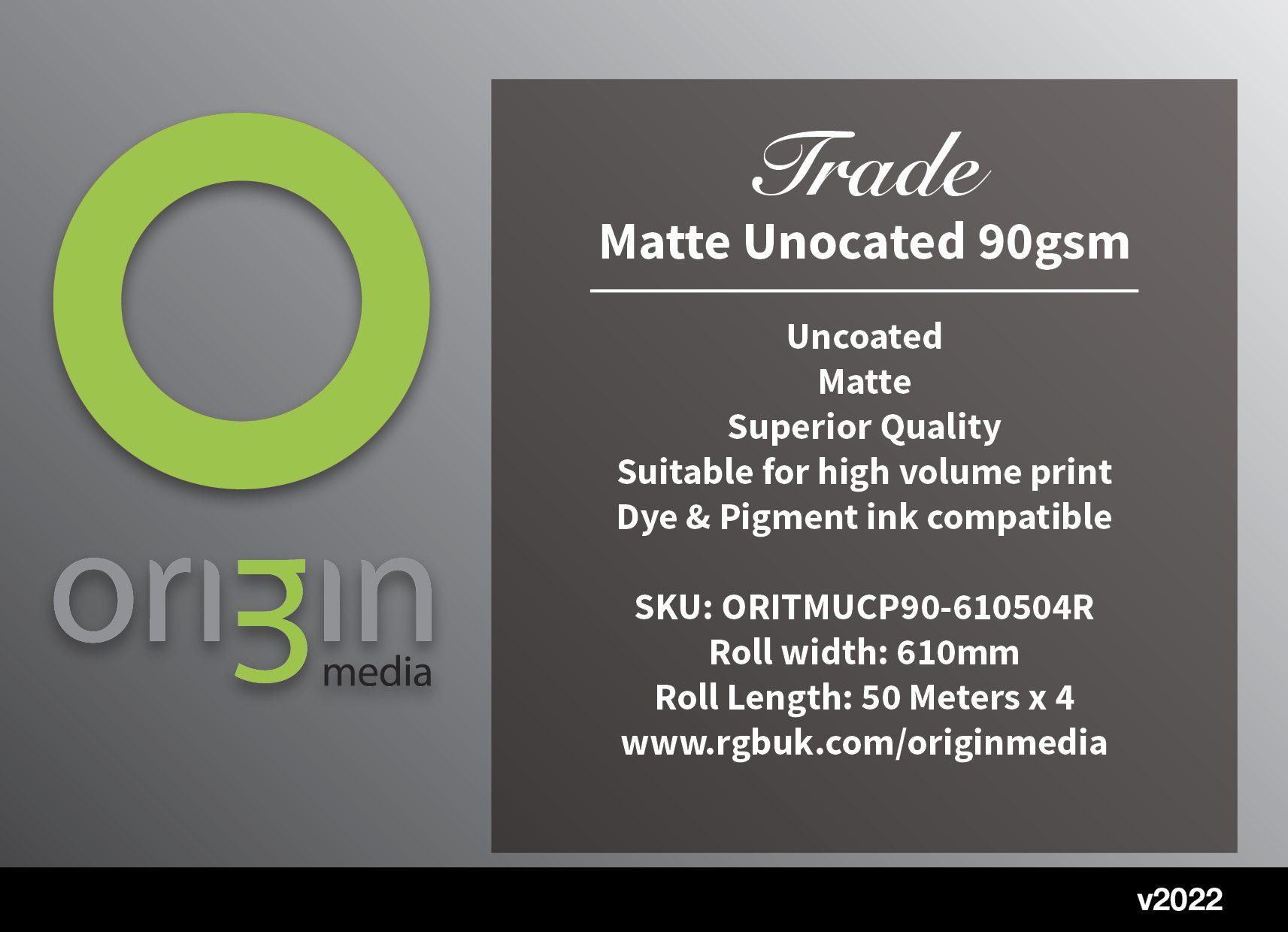 Origin Trade Matte Uncoated Paper 90gsm (4 Pack) - Image 3