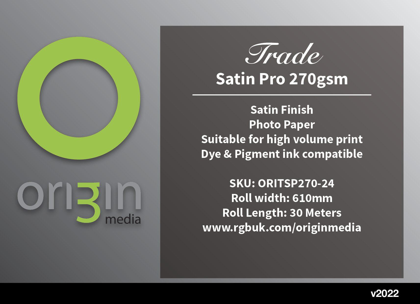 Origin Trade Satin Photo Paper 270gsm - Image 3