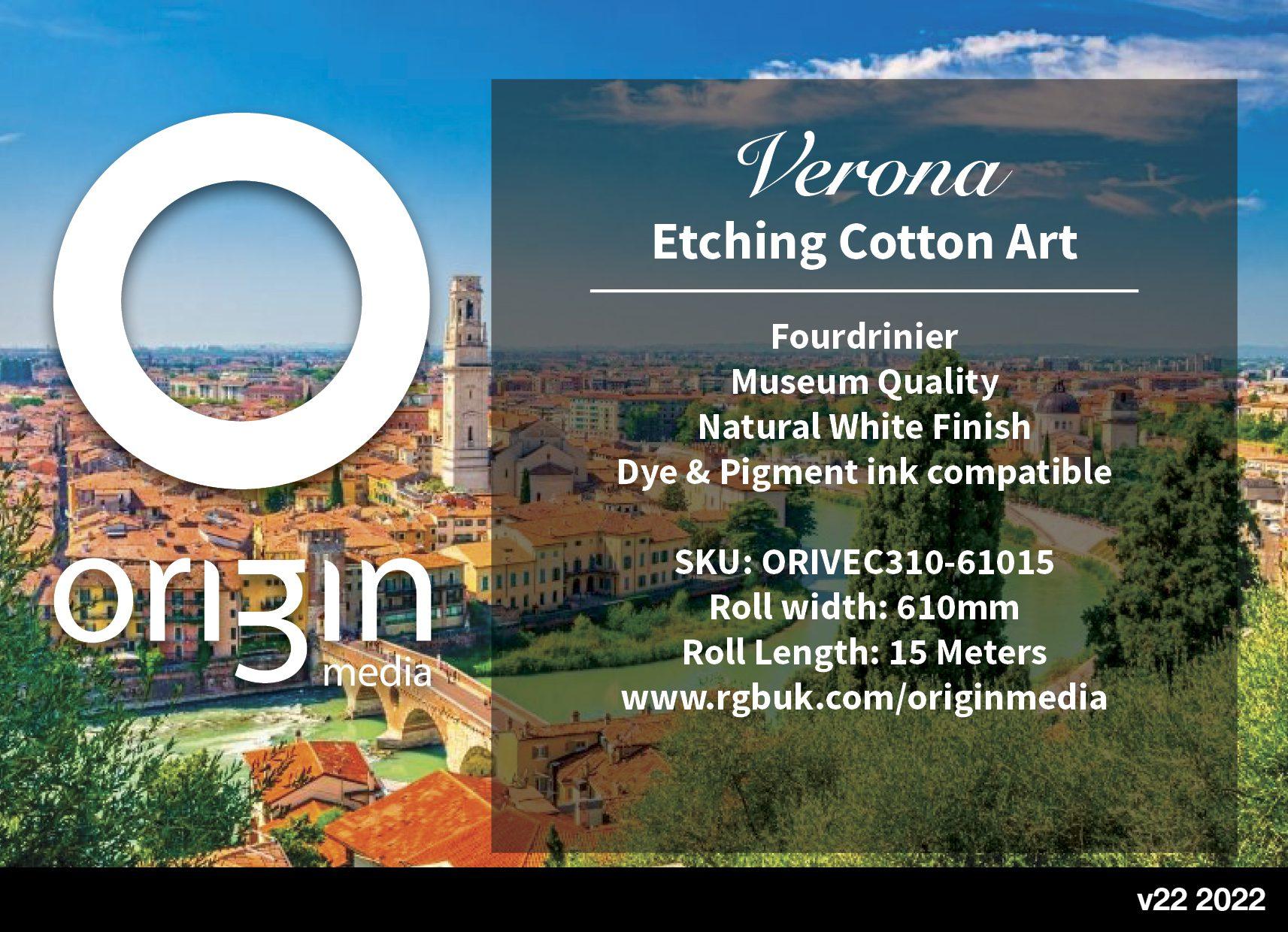 Origin Verona Etching Cotton Art - Image 3