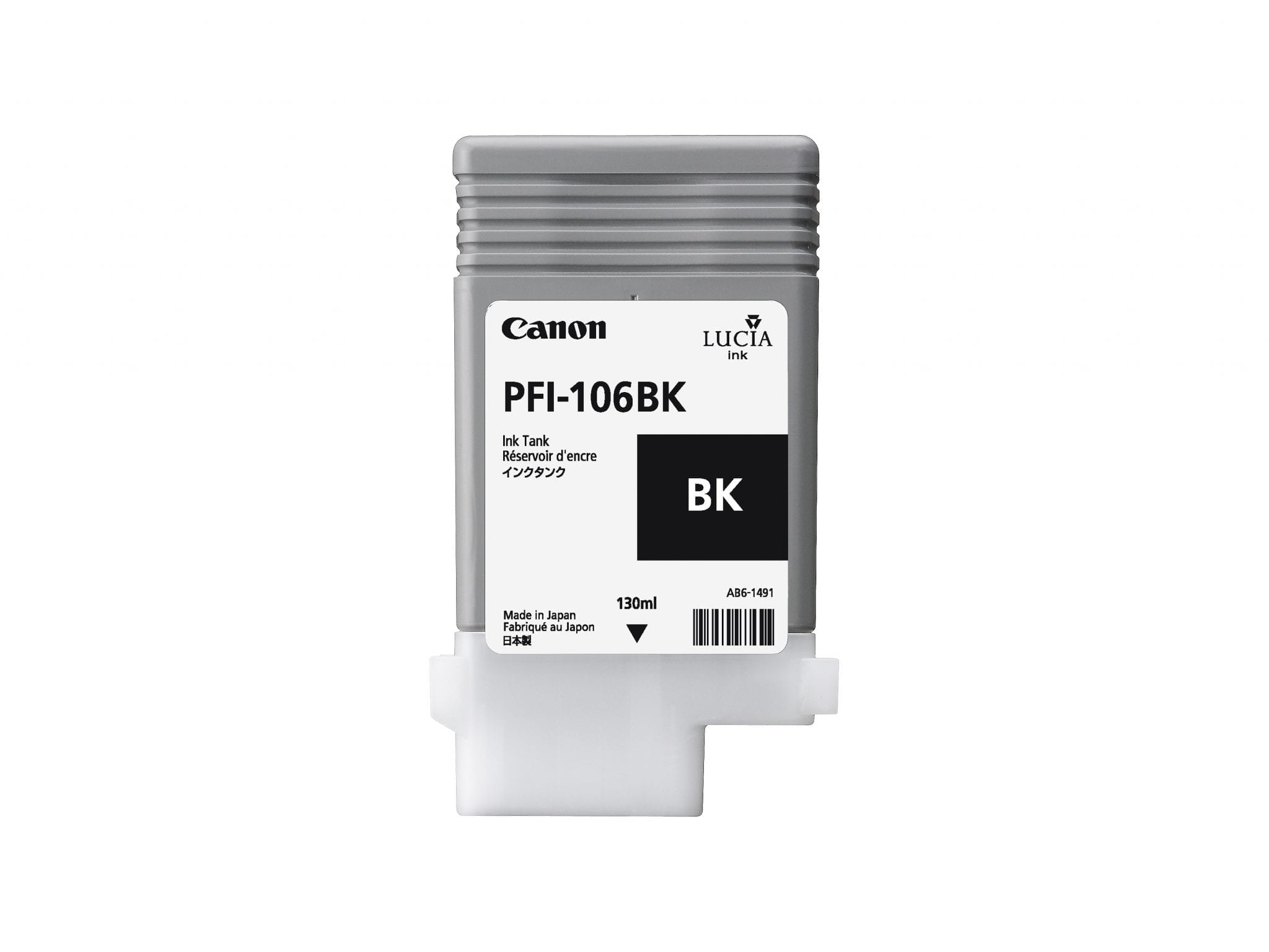 Canon PFI-106BK Black - 130ml Ink Cartridge