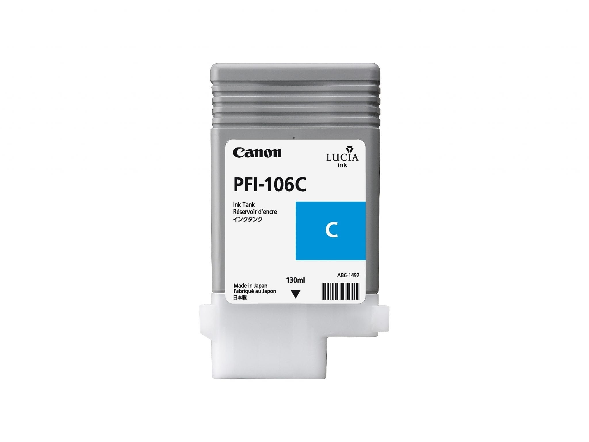 Canon PFI-106C Cyan - 130ml Ink Cartridge
