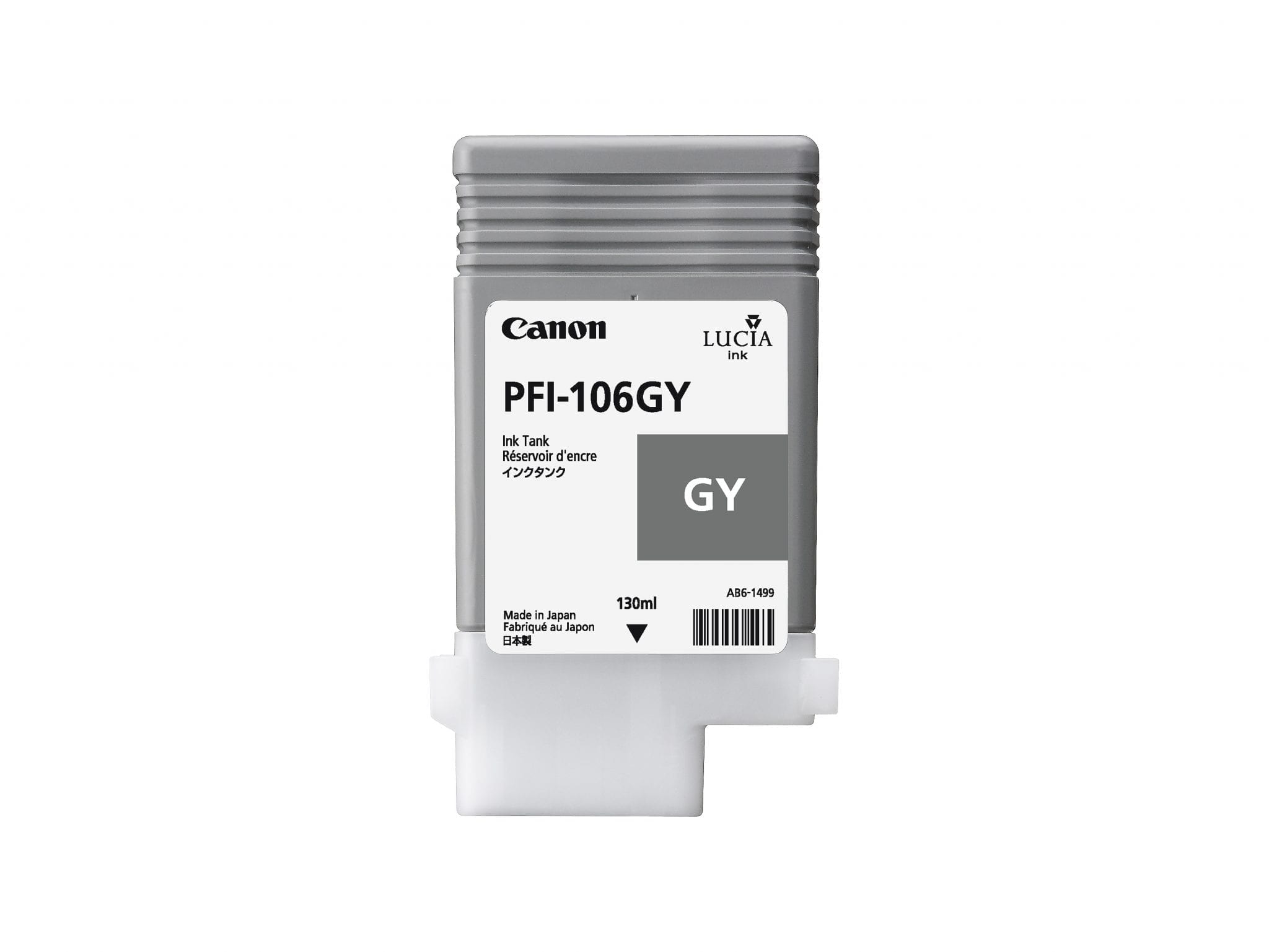 Canon PFI-106GY Grey - 130ml Ink Cartridge