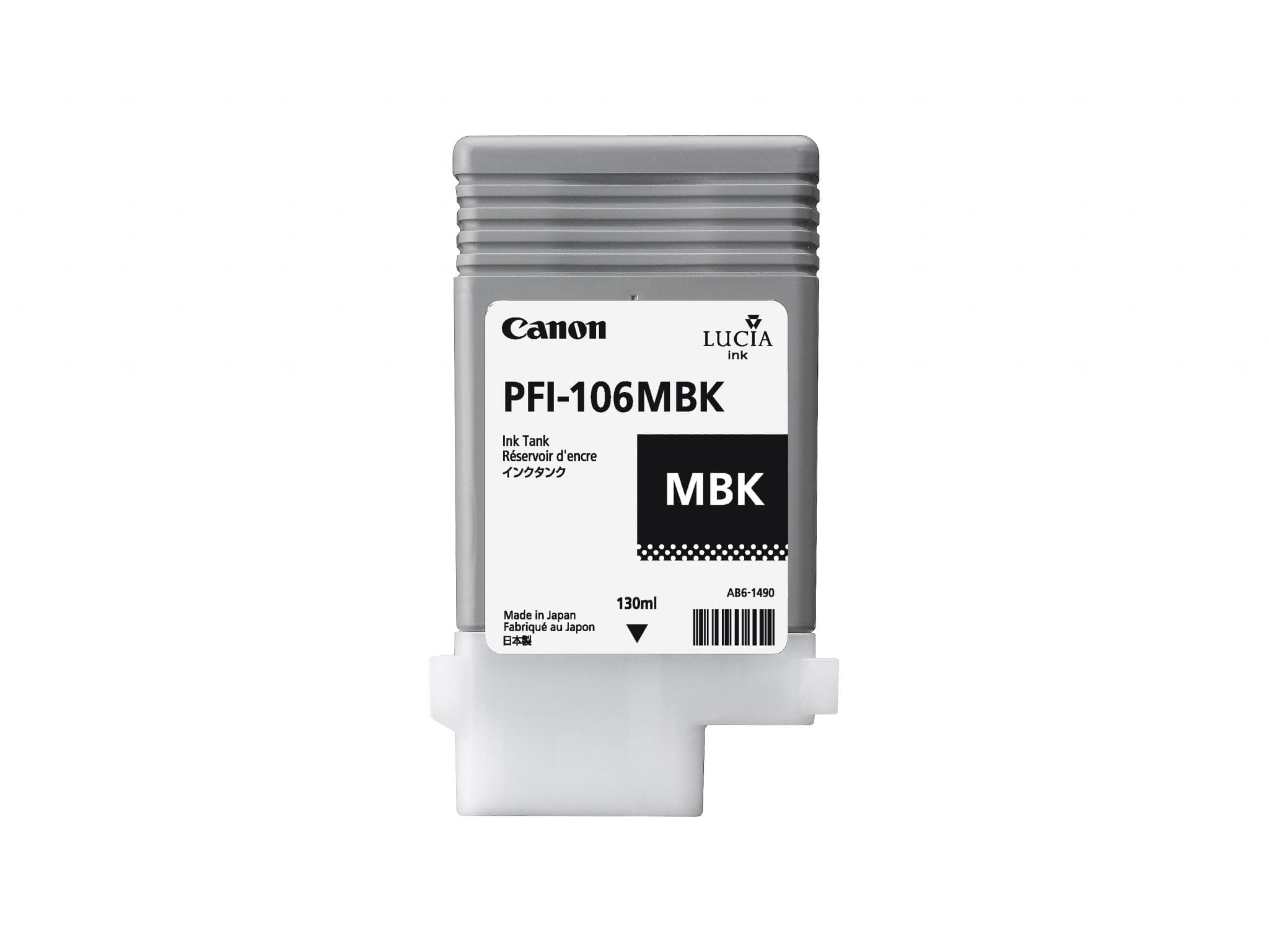 Canon PFI-106MBK Matt Black - 130ml Ink Cartridge