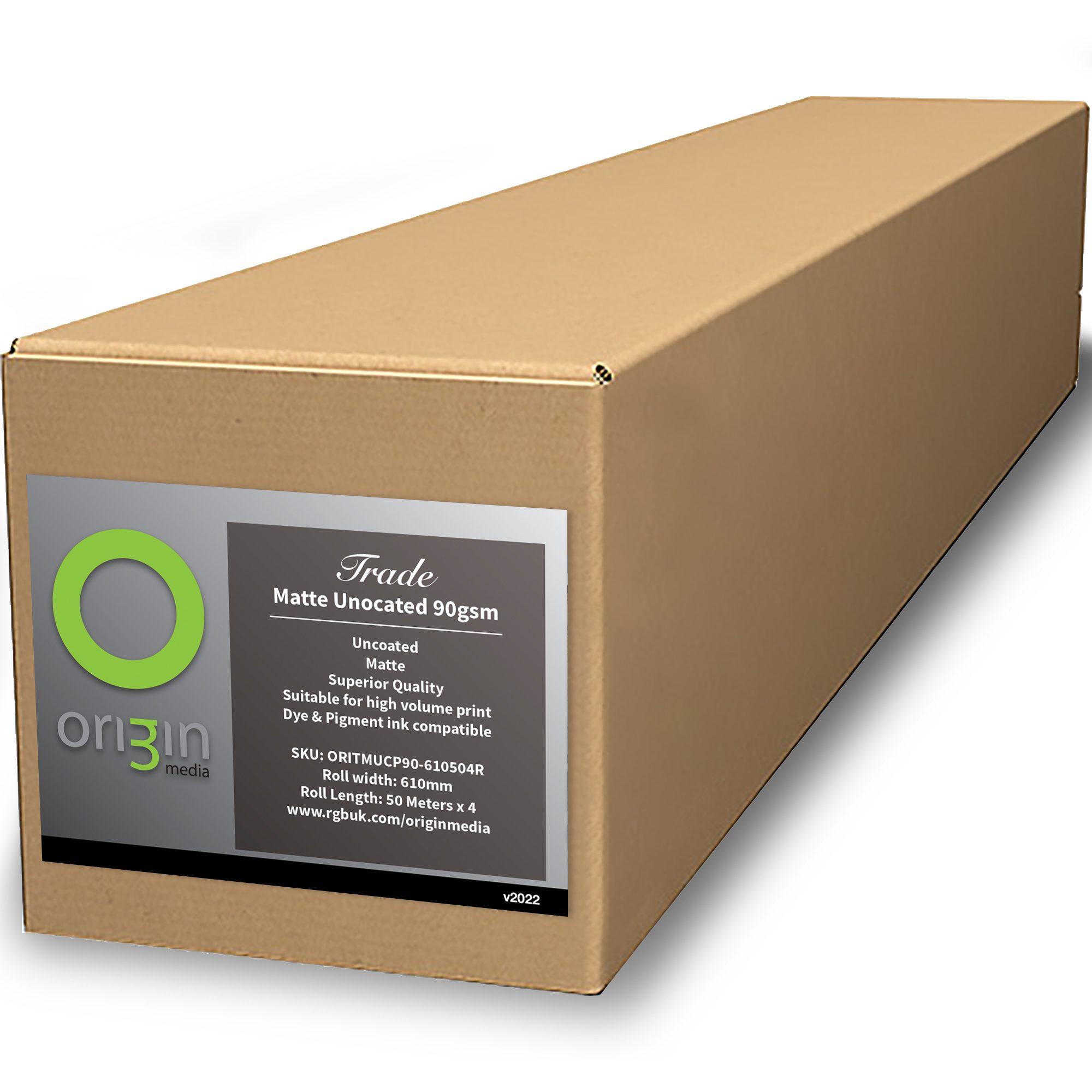Origin Trade Matte Uncoated Paper 90gsm (4 Pack)