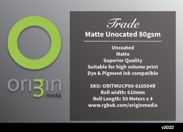 Origin Trade Matte Uncoated Paper 80gsm (4 Pack) - Image 3