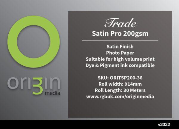 Origin Trade Satin Photo Paper 200gsm - Image 2