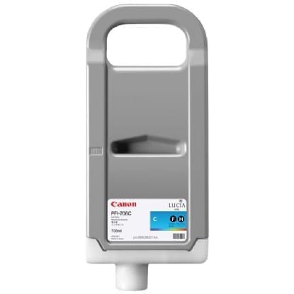 Canon PFI-706C Cyan - 700ml Ink Cartridge