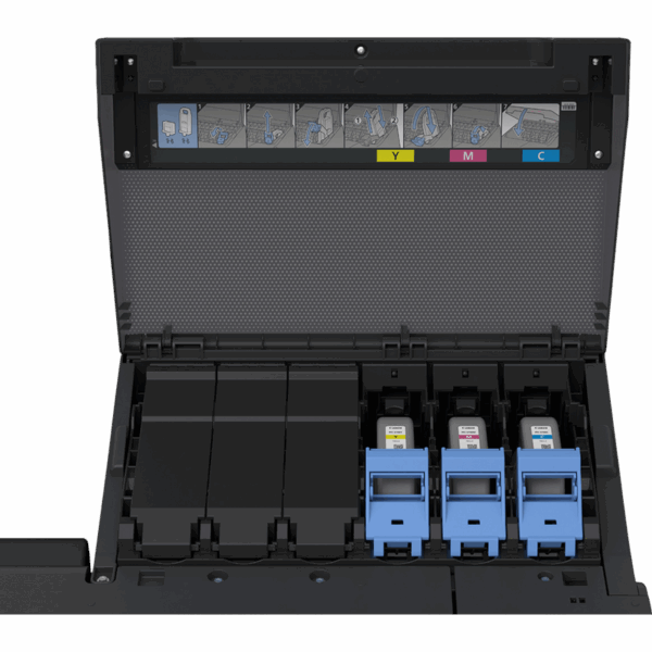 Canon GP-2600S ink cartridge bay open