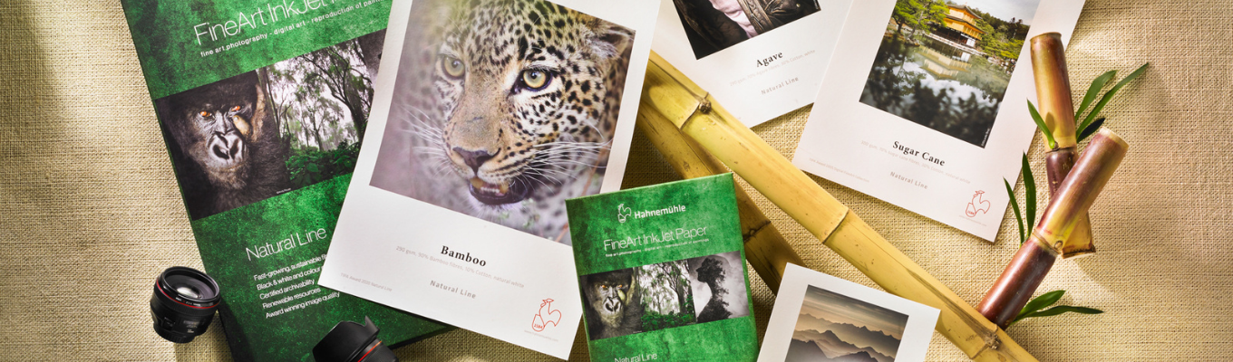 Hahnemühle Natural Line concept featuring agave and sustainable fine art paper materials