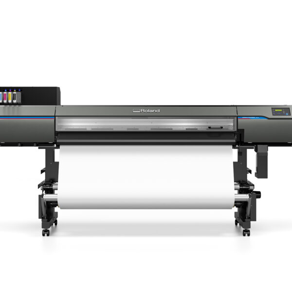 Roland ER-641 front view with loaded media